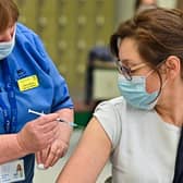 The vaccines were found to be almost as effective against symptomatic disease from the Indian variant as they are against the Kent one after two doses (Getty Images)