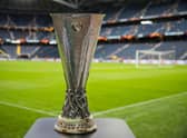 The UEFA Europa League trophy. 