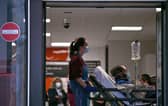 The inquiry's initial stage is examining the health and social care impact of the pandemic. Picture: Daniel Leal/AFP/Getty