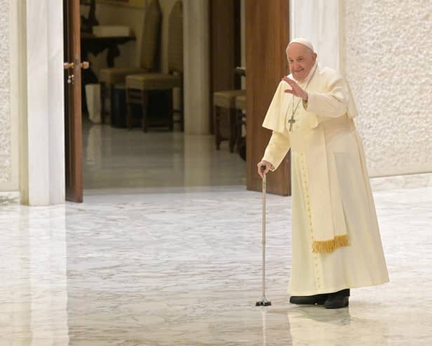 Pope Francis has skipped his Palm Sunday Mass homily, prompting further concerns about the pontiff's ailing health (Credit: Getty)