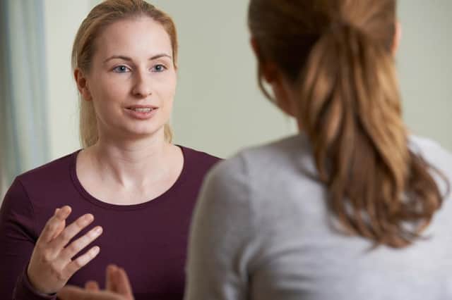 Talking about personal issues, especially when it comes to health, can be a difficult - and often taboo - subject (Photo: Shutterstock)