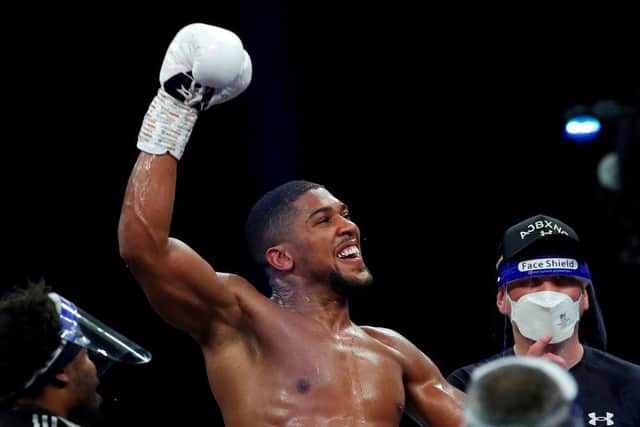 Anthony Joshua last fought in December when he beat Kubrat Pulev.