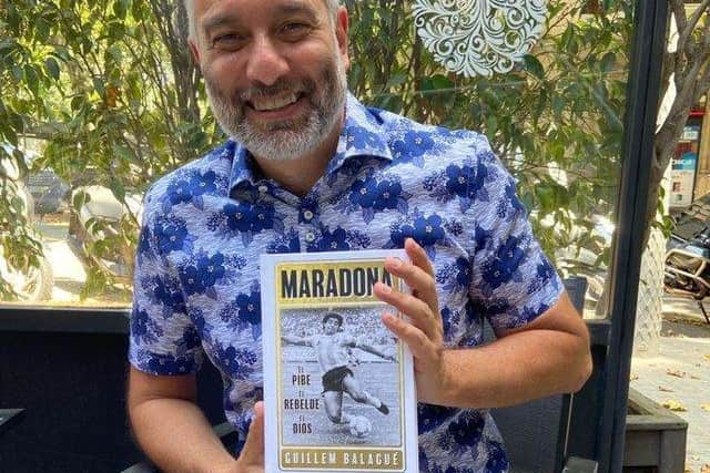 Guillem Balague's English version of his book on Diego Maradona is out on July 8.
