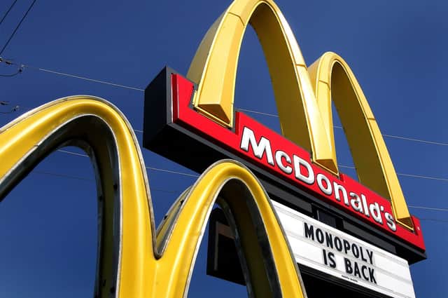 McDonalds Monopoly is set to come back to Sheffield, offering huge prizes for residents who take part. This is when it is returning and how to play. Photo by Tim Boyle/Getty Images.