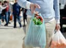 The cost of a single-use carrier bag has now increased from 5p to 10p for all businesses in England (Photo: Shutterstock)