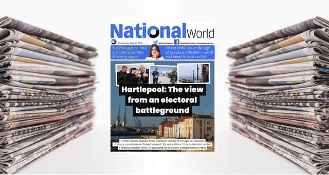 Our NationalWorld digital front page for 6 May