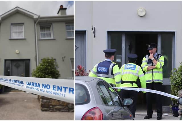 Forensic officers at a property in Clashmore, Co Waterford, where a three-month-old baby girl died after being attacked by a dog in the early hours of Monday (PA Media)