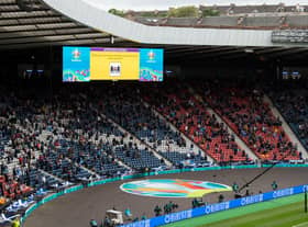 Fans returned to Hampden for Scotland v Czech Republic.