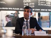Rishi Sunak says young people should return to offices for the benefit of their careers (Photo by Stefan Rousseau-WPA Pool/Getty Images)