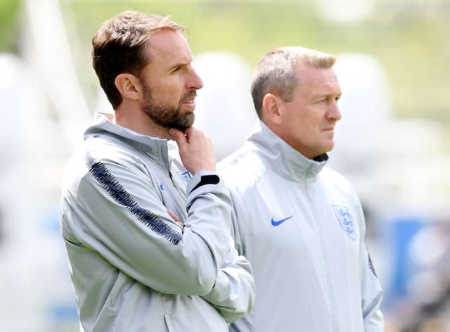 Gareth Southgate and Aidy Boothroyd have exchanged texts this week with the Under-21 boss under pressure.