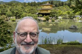George at Kinkaku-ji Temple (Golden Temple) in Kyoto, Japan (Cover Images)