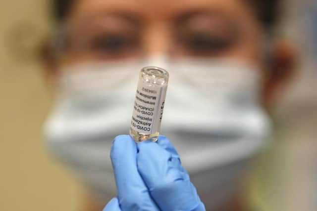 Across the EU, just over 11 per cent of adults have received a first dose of a Covid-19 vaccine, but in the UK the figure is more than 54 per cent (Photo: Frank Augstein/PA Wire/PA Images)