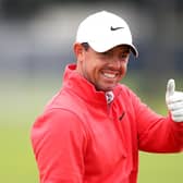 Rory McIlroy pictured at Royal St George's this week. (Pic: Getty)