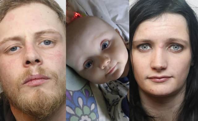 Boden, 29, and Marsden, 21, were convicted of the ‘brutal’ murder of their 10-month-old son on Christmas Day (Photo: NationalWorld/PA)