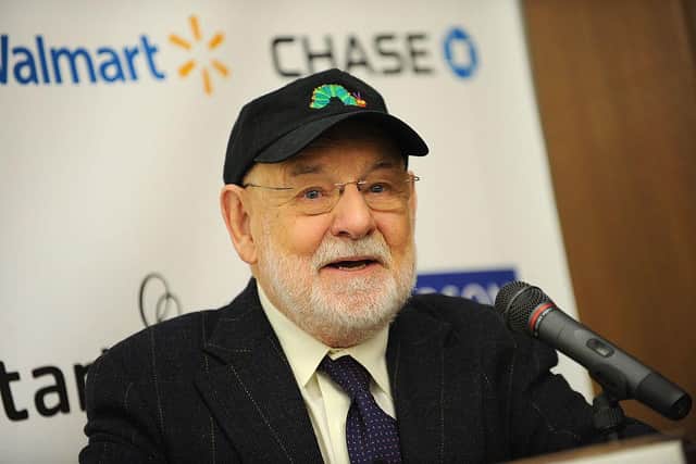 Eric Carle attending Jumpstart's "Read for the Record" at The New York Public Library, 2009, in New York City. (Photo : Jason Kempin/Getty Images for Jumpstart)