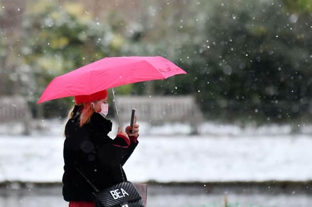 Some areas around the UK have already begun to experience snow (Photo: JUSTIN TALLIS/AFP via Getty Images)