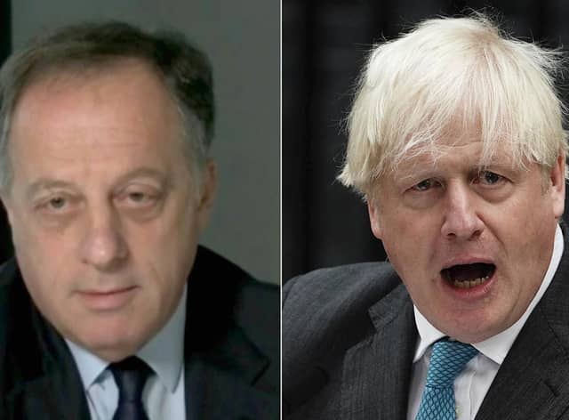 Richard Sharp (left) and Boris Johnson. BBC chairman Richard Sharp has insisted there was no conflict of interest in his appointment to the role.