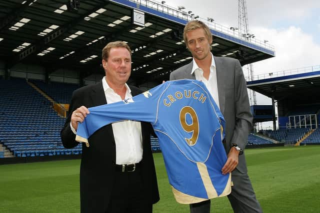 Peter Crouch is Pompey's most expensive signing.