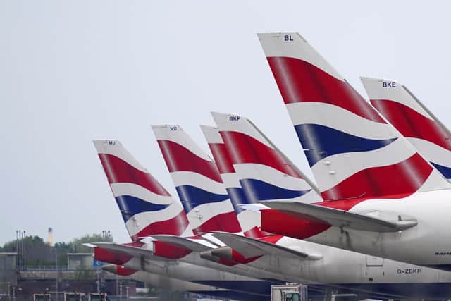 British Airways and Ryanair are under investigation over whether they breached consumer laws by not offering refunds for flights that were operating but customers could not take due to the Covid pandemic (PA).