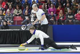 Bruce Mouat, bottom, and Hammy McMillan are back in the Team GB curling squad for the Winter Olympics.