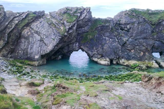The tourist, who was from the Bedfordshire area and in his 40s, had climbed part-way up the 200ft tall Stair Hole at Lulworth Cove, Dorset (Photo: Shutterstock)
