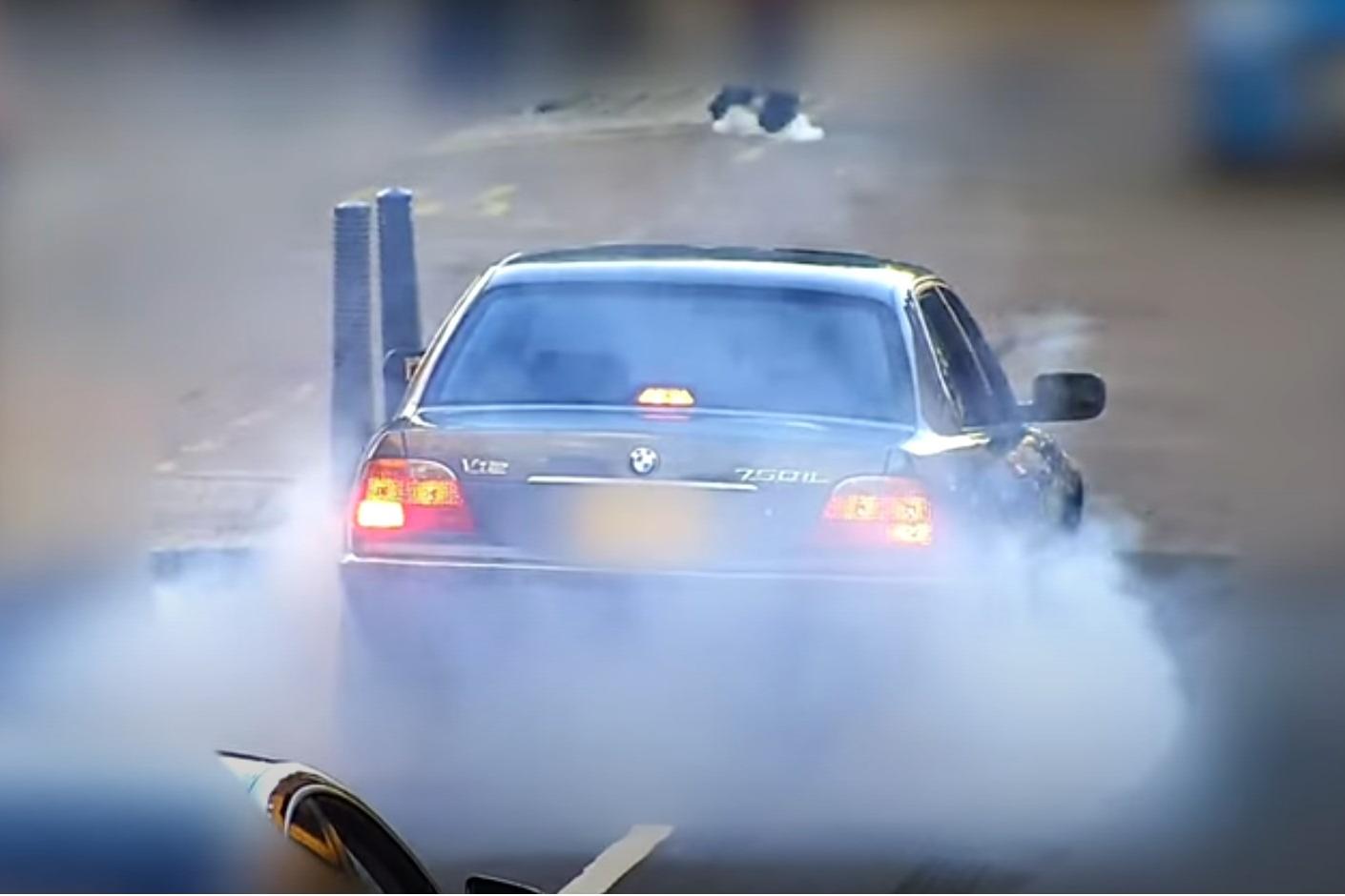 Shocking CCTV shows moment drink driver more than two times the legal limit does burnouts and blocks junctions
