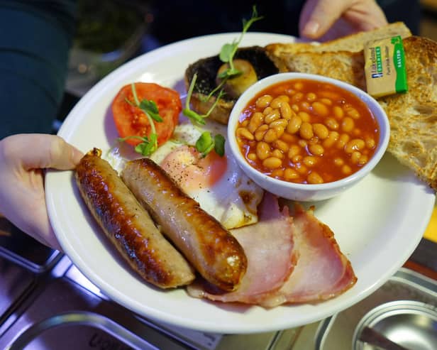 Nothing beats a classic full English breakfast.