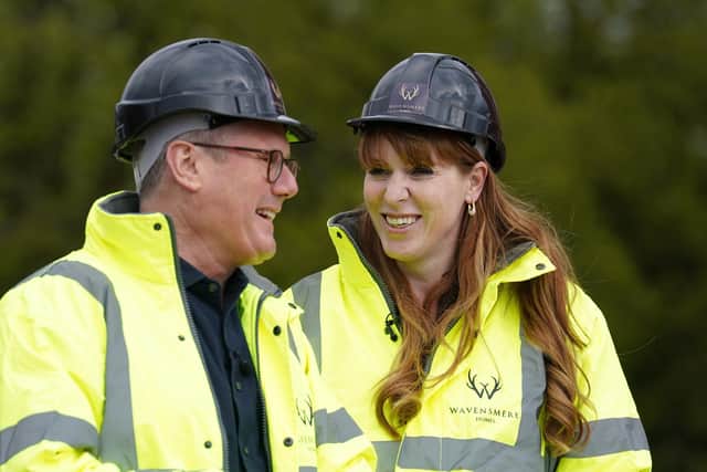 Labour leader Sir Keir Starmer and deputy leader Angela Rayner who wants more homes built.