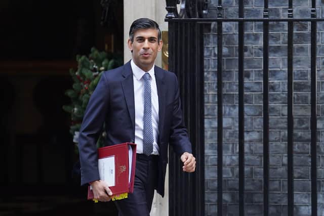 Prime Minister Rishi Sunak departs 10 Downing Street, London, to attend Prime Minister's Questions at the Houses of Parliament. Picture date: Wednesday November 30, 2022.