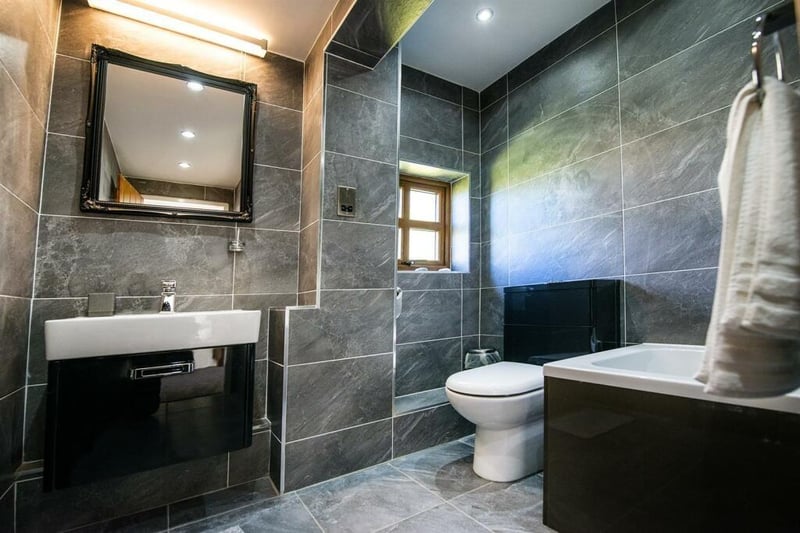 The beautifully fitted out bathroom