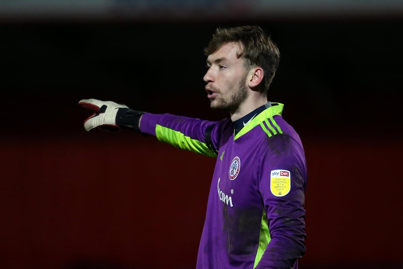 The Accrington goalkeeper has a bright future ahead of him and was man of the match in his side's 1-0 win at Fratton Park on the final day of the 2020-21 season - ending Pompey's play-off hopes.