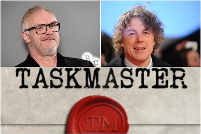 Alan Davies among stars confirmed for next series of Taskmaster  (Photos: Avalon Television for Taskmaster, Stuart Wilson/Getty Images, Jeff Spicer/Getty Images)