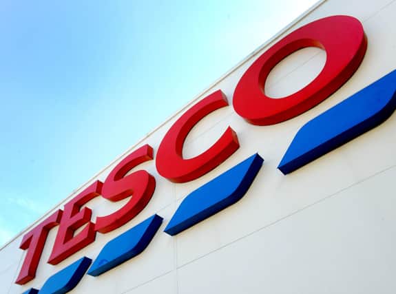 The actress was spotted inside a Tesco supermarket.