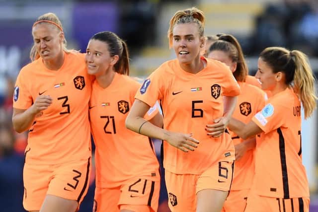 While they are missing key striker Vivianne Miedema, the likes of Victoria Pelova, Jill Roord and Daniëlle van der Donk ensure the Dutch are right in amongst the list of potential winners.