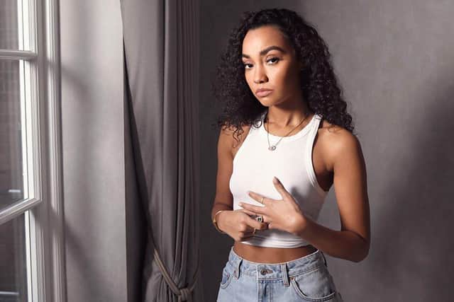 Leigh-Anne said her lighter skin tone has allowed her to be more successful than other black female artists (Picture: BBC)