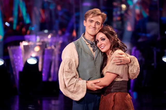 Amy Dowden and McFly's Tom Fletcher on Strictly Come Dancing