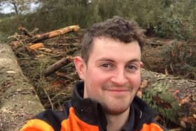 Daniel Graham is a lumberjack in the region and not the man charged with the Sycamore Gap crime