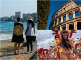 Whether you're looking for a beach getaway, a sightseeing tour of a historical city or a party atmosphere, there are plenty of destinations to choose from - travel restrictions permitting (Photos: Alexis Mitas//MAURO PIMENTEL/LAURENT EMMANUEL/AFP via Getty Images)