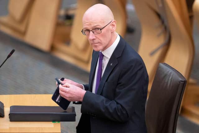 John Swinney looks set to face a vote of no confidence this week (Getty Images)