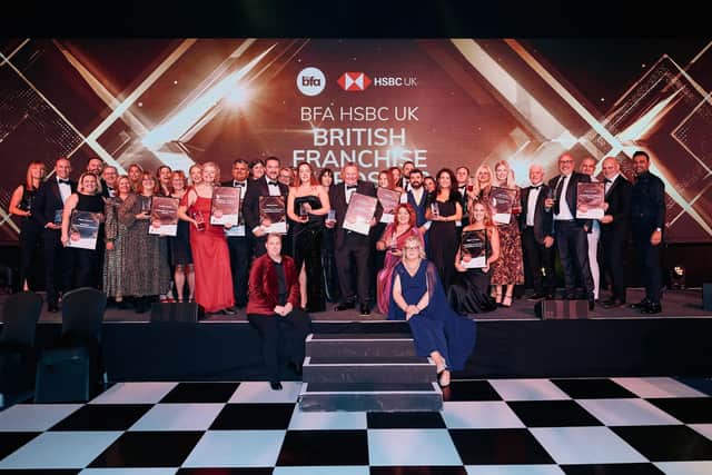 Winners of the 2024 BFA HSBC UK British Franchise Awards