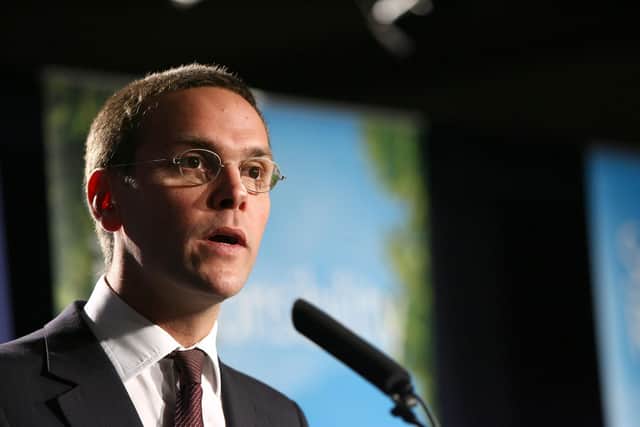 James Murdoch resigned from the board of News Corp with immediate effect. Picture: AFP/Getty Images