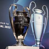 The Champions League trophy. 