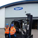 Anthony Ratchford and Stuart Godman of Pallet-Track worked with Samsara to develop an AI solution for forklift trucks