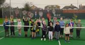 Some of the juniors ready for their tournament