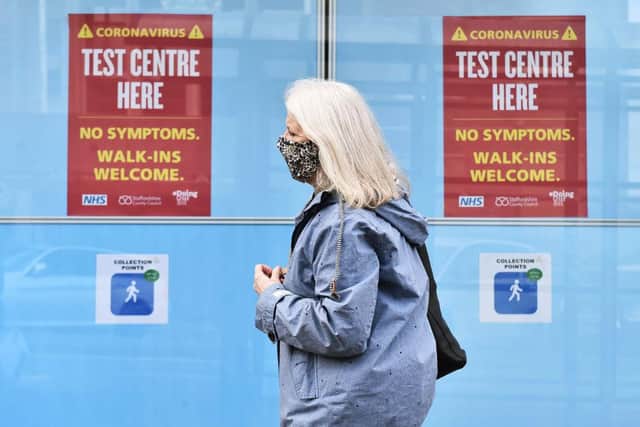 Infections in England continue to decline, though there are fears that variants could delay the end of lockdown (Getty Images)