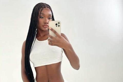 Model Altou Mvuama feautred in the BBC documentary and spoke about the pressures of social media (Photo: Altou Mvuama / Instagram)