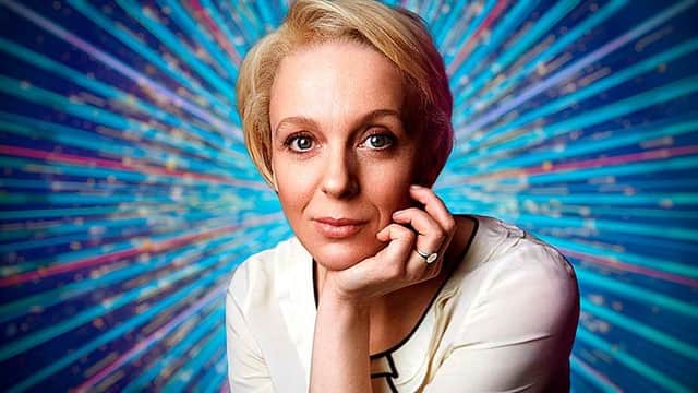 Amanda Abbington took part in ‘Strictly Come Dancing’ 2023 - but got death and rape threats when she pulled out of the series part way through. Photo by BBC.