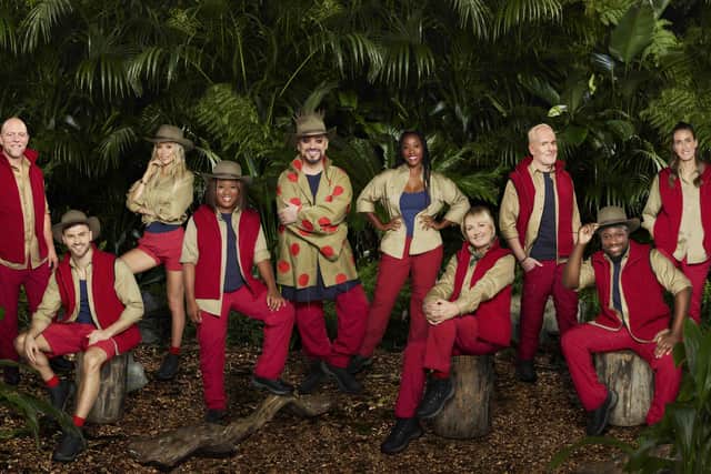 Sue leaves I'm A Celebrity following already evicted-campmates Scarlette Douglas and Charlene White (Pic:ITV)