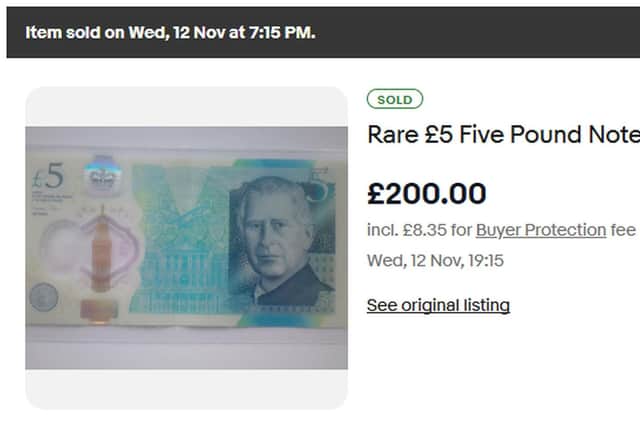 Have you got valuable £5 note missing these words?