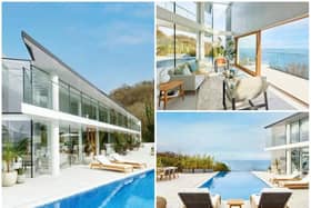 The fully furnished ‘dream house’ has five double bedrooms, six bathrooms and an infinity pool (Omaze)